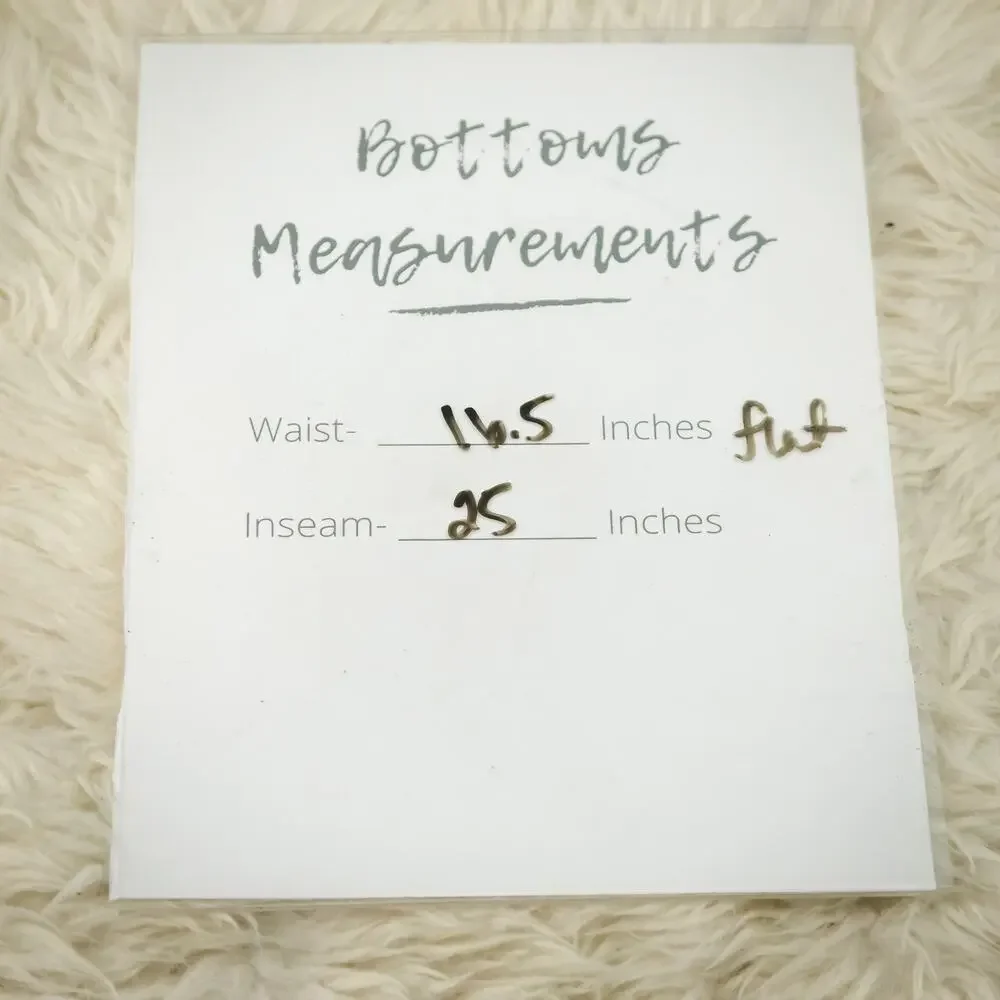 Eileen Fisher Size Small S Navy Blue Pinstripe Stripe Print Straight Leg Pants - Picture 7 of 7